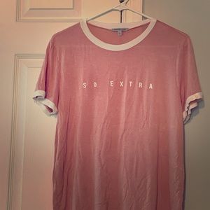 Pink “So Extra” tshirt